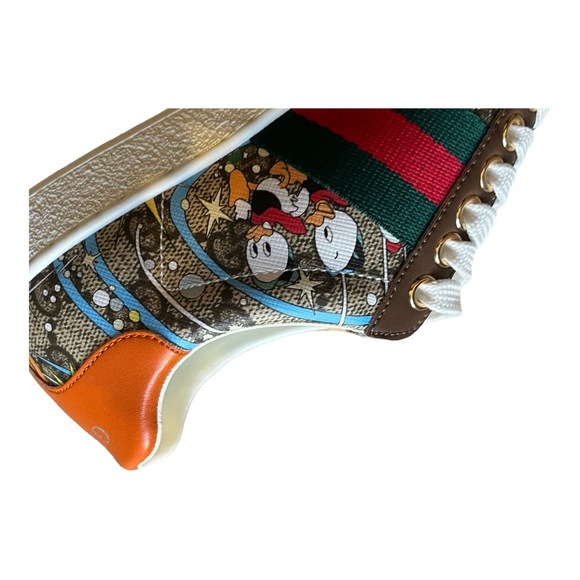 RARE Gucci Ace x Disney Huey Dewey Louie GG Logo Sneaker Shoes in Size 35 - Picture 13 of 16